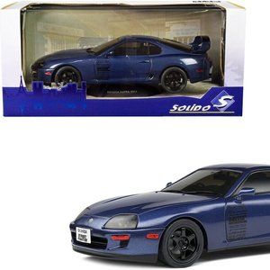 SOLIDO 1:18 1993 TOYOTA SUPRA MK4 (A80) STREETFIGHTER RHD DARK BLUE  S1807603